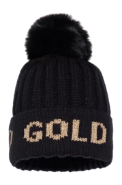 Muts Goldbergh Women Hodd Black/Gold