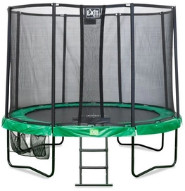 Trampoline EXIT Jumpcontour All-In 1 366 Groen/Grijs