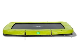 Trampoline EXIT Inground Twist Rectangular 427 x 244 Groen/Grijs