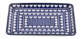 Dienblad Bunzlau Castle Groot Blue Valentine (21,5 x 27,5 cm)