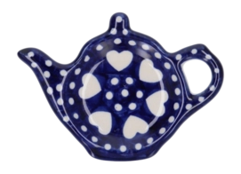Theetip Bunzlau Castle Theepot Blue Valentine