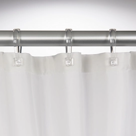 Douchegordijn Sealskin Savon De Provence Polyester Wit (180 x 200 cm)