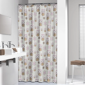 Shower Curtain Sealskin Owl Sand