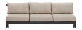Loungebank Applebee Sticks And More Sofa 216 Aluminium Teak Taupe Coastal