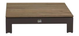 Loungetafel Applebee Sticks And More Coffee Table 87 x 87 Aluminium Teak Taupe Coastal