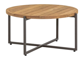 Loungetafel Applebee Condor Coffee Table 74 x 38 Aluminium Teak Taupe Natural
