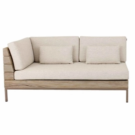 Loungeset Module Applebee Long Island Lounge Coastal Sofa Right 161 Teak Natural Oak