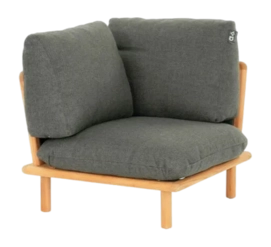 Loungestoel Applebee Sling Corner Chair 85 Teak Natural Pavement