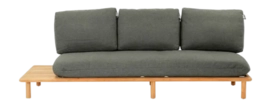 Loungebank Applebee Sling Sofa 242 Right Teak Natural Pavement