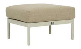 Voetenbank Applebee Condor Ottoman 68 Aluminium Oyster Cotton Flower