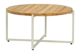 Loungetafel Applebee Condor Coffee Table 74 x 38 Aluminium Teak Oyster Natural