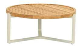 Loungetafel Applebee Monaco Coffee Table 75 x 33 Aluminium Teak Oyster Natural