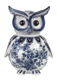 Spaarpot POLSPOTTEN Piggy Bank Owl Blue