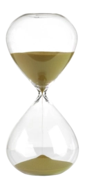 Ornament POLSPOTTEN Sandglass Ball Gold M