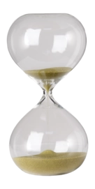 Ornament POLSPOTTEN Sandglass Ball Gold S