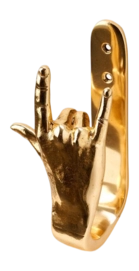 Handtuchhaken POLSPOTTEN Haken I-Love-You Gold
