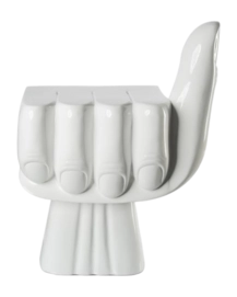 Stoel POLSPOTTEN Chair Fist White
