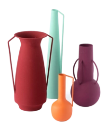 Vaas POLSPOTTEN Roman Multi  (Set van 4)