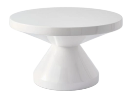 Koffietafel POLSPOTTEN Zig Zag White