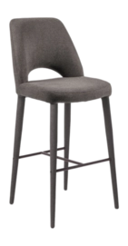 Barstoel POLSPOTTEN Holy Dark Grey