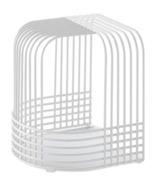 Hocker POLSPOTTEN Drop End White