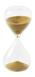 Ornament POLSPOTTEN Sandglass Ball Gold XS