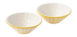 Bowl POLSPOTTEN Digi Yellow S (Set of 2)