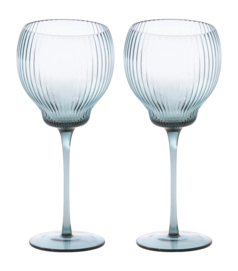 Verre à Vin POLSPOTTEN Pum Blue S (Lot de 2)