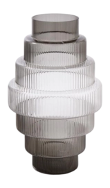 Vase POLSPOTTEN Steps Grey XXL