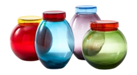 Voorraadpot POLSPOTTEN Bloated Mix Multi  (Set van 4)