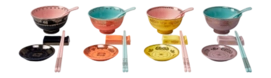 Crockery Set POLSPOTTEN Asian Grandpa Multi-coloured (Set of 4)