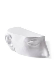 Beistelltisch POLSPOTTEN Head Left Top White