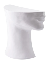 Beistelltisch POLSPOTTEN Head Left Bottom White