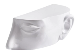 Bijzettafel POLSPOTTEN Head Right Top White