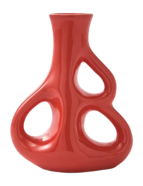 Vaas POLSPOTTEN Three Ears Coral Red S