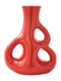 Vase POLSPOTTEN Three Ears Coral M