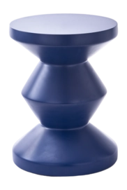 Bijzettafel POLSPOTTEN Zig Zag Dark Blue