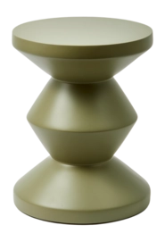 Bijzettafel POLSPOTTEN Zig Zag Olive Green