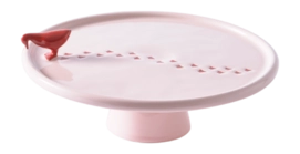 Serveerbord POLSPOTTEN Plate Walking Duck Light Pink