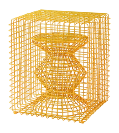 Kruk POLSPOTTEN Zig Zag Wire Yellow