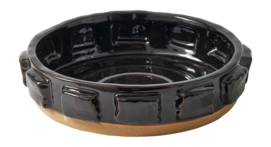 Vaas POLSPOTTEN Bowl Structure Dark Brown