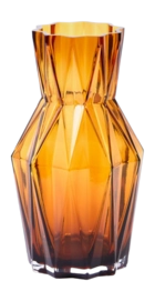 Vaas POLSPOTTEN Folds Glass Ochre S