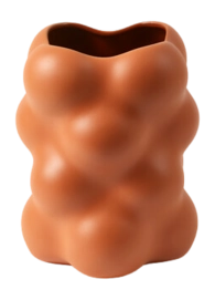 Vaas POLSPOTTEN Grape Terracotta Cognac S