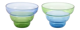 Snack Bowl / Dish POLSPOTTEN Mizu Kiri Dark Blue (Set of 2)