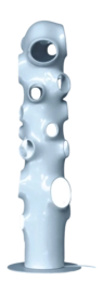 Stehlampe POLSPOTTEN Bulle Light Blue