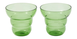 Gobelet POLSPOTTEN Mizu Kiri Dark Green (Lot de 2)