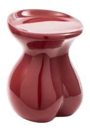 Hocker POLSPOTTEN Body Burgundy Red