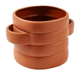 Bloempot POLSPOTTEN Plant Pot Namobo Cognac M