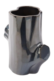 Vaas POLSPOTTEN Log Metallic Dark Grey S