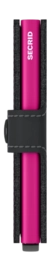 3---ORIGINAL_JPG-Matte - Miniwallet - Black & Fuchsia - Fuchsia - Side